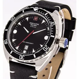 Swiss Alpine Military Analog Quarz Leder 40 mm 7066.1537