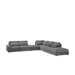 Ecksofa  Branna ¦ grau ¦ Maße (cm): B: 412 H: 88 T: 386.0