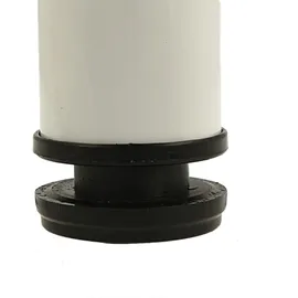 MS Beschläge Abklappbares Tischbein 710mm Weiß d:50mm Möbelfuß Tischfuß aus Metall