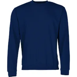 James & Nicholson Round Sweat Heavy Sweatshirt schwere Qualität WOW, navy, XL