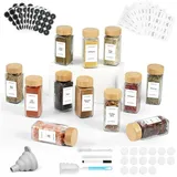 luxuskollektion Gewürzgläser Eckig 120 ml 12 St.