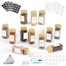 luxuskollektion Gewürzgläser Eckig 120 ml 12 St.