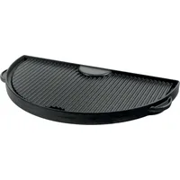 grillguru Plancha 42 cm Gusseisen Halbmond