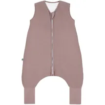 EMMA & NOAH Baby Schlafsack mit Umschlag-Füßen Lila/Pink 70