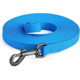 Schleppleine Hund wasserdicht Karabiner 10m 20m 15m Blau