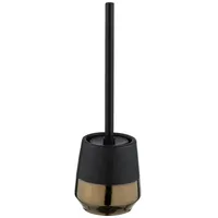 Wenko WC-Garnitur Brandol schwarz, kupfer Stein, 1 St.