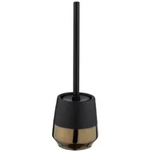 Wenko WC-Garnitur Brandol schwarz, kupfer Stein, 1 St.