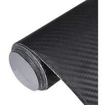 vidaXL Autofolien 2 Stk. 3D Schwarz 100x150 cm