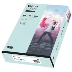 Inapa tecno Farbige Papiere »Rainbow / tecno Colors« blau