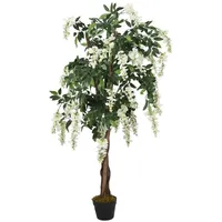 VidaXL Glyzinienbaum Künstlich 560 Blätter 80 cm Grün und