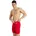 Badehose Team Solid Jammer Red/White 2