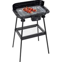 LENTZ Elektrischer 2200 W Standgrill Elektrogrill (74333) - Schwarz