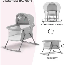 Kinderkraft LOVI 3in1 Kinderbett, grau, multifunktional - Grau