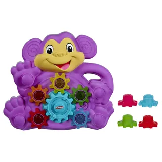Playskool Ritzel-Äffchen, Motorikspielzeug mit 9 austauschbaren Zahnrädern aus Kunststoff, ab 9 Monaten - Exklusiv bei Amazon