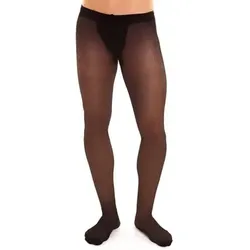 Glamory  Strumpfwaren transparente Herrenstrumpfhose Classic 20 DEN  in Weiss, Einheitsgrösse