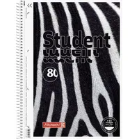 Brunnen Collegeblock Premium Student „Zebra“ | A4, Lineatur 28,