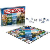Winning Moves Monopoly Sehenswürdigkeiten Edition - Monopoly Spiel für Fans - Familienspiele Strategie Brettspiele Sehenswürdigkeiten - 2+ Spieler ab 8+ Jahren - Deutsch
