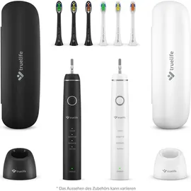 TrueLife SonicBrush Compact Duo schwarz/weiß + 2. Handstück + Reiseetui