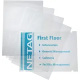 Durable Einsteckfolien für Türschilder CRYSTAL SIGN REFILL 29,7 x 42,0 cm, 10 St.
