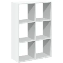 vidaXL Bücherregal 69,5 x 29 x 103,5 cm Weiß