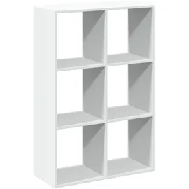 vidaXL Bücherregal 69,5 x 29 x 103,5 cm Weiß