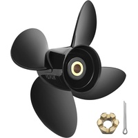 Vevor 3587522 Außenbordpropeller Bootspropeller 4-Blatt 14 1/4 Durchm. x