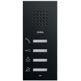 Gira Wohnungsstation AP 1250 005 schwarz matt