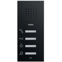 Gira Wohnungsstation AP 1250 005 schwarz matt