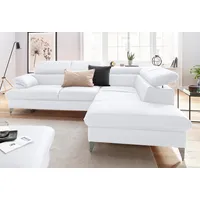 Cotta Ecksofa »Caluso L-Form«, inklusive Kopfteilverstellung, wahlweise mit Bettfunktion