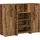 vidaXL Empfangstheke Altholz-Optik 135x50x103,5 cm Holzwerkstoff