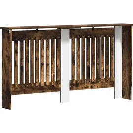 vidaXL Heizkörperabdeckung Geräucherte Eiche 152 x 19 x 81,5 cm