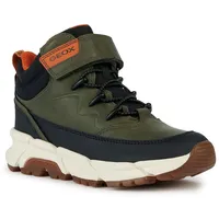 GEOX J FLEXYPER Plus Boy Ankle Boot, Military/ORANGE, 41 EU