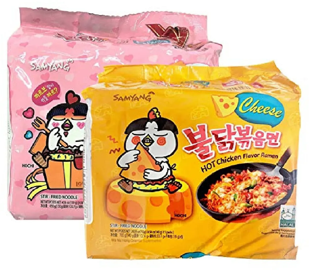 Samyang Hot Chicken Carbonara 5x130 + Cheese je 5x140g Ramen