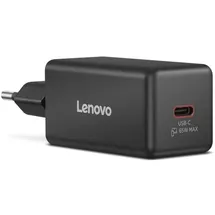 Lenovo 65W Mini USB-C GaN Ladegerät/ Netzteil Schwarz, 1x USB-C