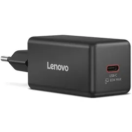 Lenovo 65W Mini USB-C GaN Ladegerät/ Netzteil Schwarz, 1x USB-C