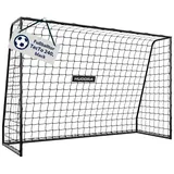 Hudora Fußballtor Schwarz 240 cm