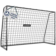Hudora Fußballtor Schwarz 240 cm