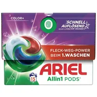 Ariel COLOR+ Allin1 PODS Waschmittel Caps, 15 St.