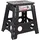 DEMA Tritthocker klappbar 39 x 39 x 39 cm Schwarz
