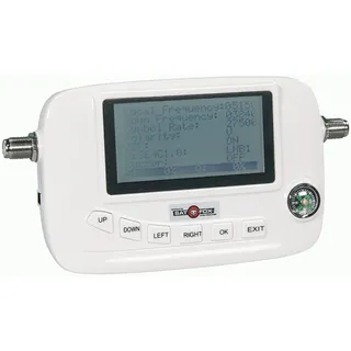 Sat-Fox Digitaler Satfinder Sat Finder Messgerät mit Kompass, Justierung von Antennenschüssel Flachantenne für HDTV 4K - LCD-Anzeige