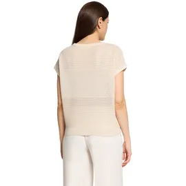 Betty & Co Strickpullover mit Struktur Beige 40
