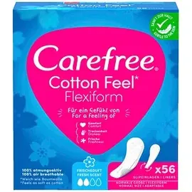 Carefree Slipeinlagen Cotton Feel Flexiform mit Frischeduft 56 St.
