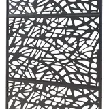 casa.pro Casa.Pro, Paravent + Raumteiler, Indoor Trennwand Poskind Stahl 200x100x50 cm Schwarz