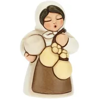 Thun Krippe 'Frau mit Käse - weiß' 2022