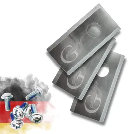 genisys Edelstahl Ersatz Messer Klingen kompatibel mit Scheppach RoboCut und Practixx PX-RRM Mähroboter - LongLife - 1-Loch bruchsicher [DIN EN 50636 geprüft], Stück:30