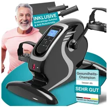 eloneo Arm- und Beintrainer mit Motor, inkl. Trainingsdisplay, Massage-Handgriffe Anti-Rutschmatte, 1 St