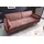 Riess-Ambiente Schlafsofa COUTURE - 196cm altrosa Microvelours 3-Sitzer Couch Bettfunktion ink. Kissen