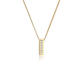 Elli DIAMONDS Klassisch Elegant Diamant (0.075 ct.) 585 Gelbgold Ketten Damen