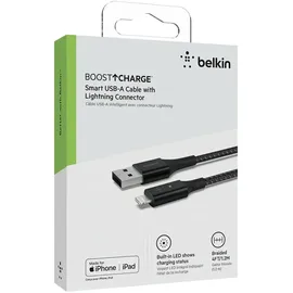 Belkin USB-A auf Lightning 1,2 m Schwarz