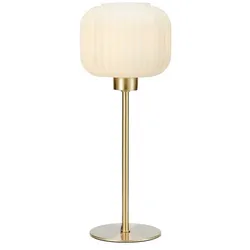 Markslöjd - Sober Tischleuchte Small Brushed Brass/White